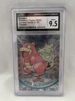 2000 POKEMON TOPPS CHROME SPECTRA SLOWBRO #80 CGC 9.5 MINT - Image 1