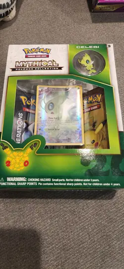 Pokemon Mythical Pokemon Collection Celebi Promo Collectors Edition Box - Image 1