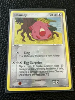 Pokemon Chansey ex 19/112 EX FireRed & LeafGreen Holo Nintendo Pokemon TCG - Image 1