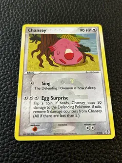 Pokemon Chansey ex 19/112 EX FireRed & LeafGreen Holo Nintendo Pokemon TCG - Image 2