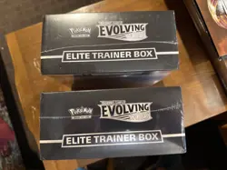 Two x Pokemon Evolving Skies Sword Shield Elite Trainer Box ETB Set of 2, Sealed - Image 2