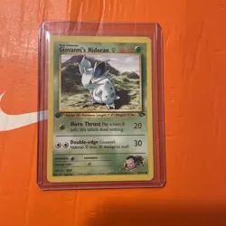 Pokemon TCG Giovanni's Nidoran 75/132 Common Gym Challenge 1st Edition WOTC - Image 1