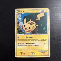 Pokemon TCG Pikachu Holo HGSS03 Black Star Promo - Image 1