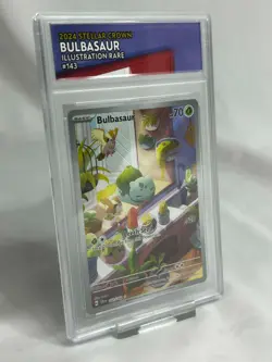 Pokemon TCG Bulbasaur Stellar Crown Illustration Rare 143/142 - Image 2
