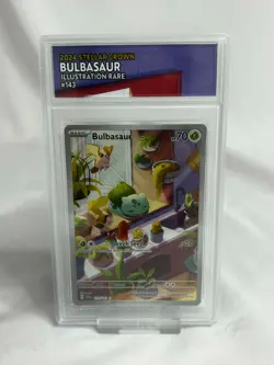 Pokemon TCG Bulbasaur Stellar Crown Illustration Rare 143/142 - Image 3