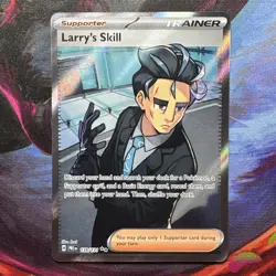 Pokemon TCG Larry's Skill Prismatic Evolutions Ultra Rare 139/131 - Image 1