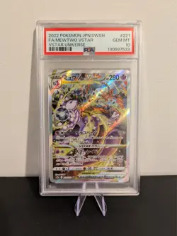 PSA 10 GEM MINT Mewtwo VSTAR SAR 221/172 Pokemon VSTAR Universe Japanese 2022 - Image 1