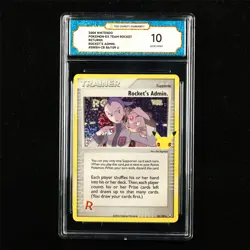 TQG 10 GEM MINT 2004 Pokemon ENG Rocket's Admin 86/109 U - Image 1