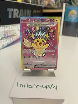 Pokemon Mega Evolutions Ascended Heroes Pikachu ex 277/217 *NEXT DAY SHIPPING - Image 1