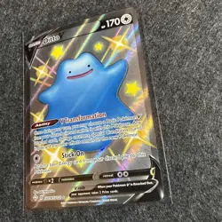Ditto V SV118/SV122 Shiny Vault Holo Pokemon 2021 Shining Fates - NM - Image 2