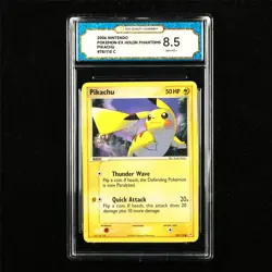TQG 8.5 NM-MT+ 2006 Pokemon ENG Pikachu 78/110 C - Image 1