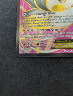 Mint Pokemon Full Art Holo Emolga EX 143/146 XY Set Textured Holo - Image 4