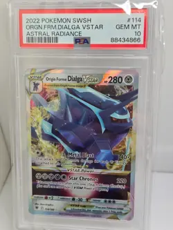 2022 PSA 10 POKEMON SWORD & SHIELD ASTRAL RADIANCE ORGN.FRM.DIALGA VSTAR # 114 - Image 1