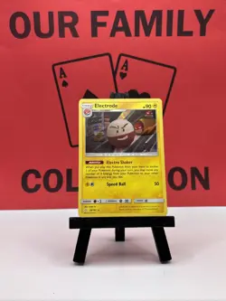 Electrode 39/181 SM Team Up Holographic Rare Pokemon TCG 2019 LP - Image 1