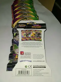 POKEMON VIVID VOLTAGE SWORD & SHIELD X 10 PACK LOT SLEEVED NEW SEALED SAME COVER - Image 2