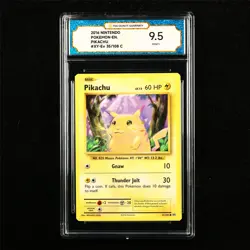 TQG 9.5 MINT+ 2016 Pokemon ENG Pikachu 35/108 C - Image 1