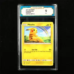 TQG 9 MINT 2017 Pokemon ENG Pikachu 28/73 C - Image 1