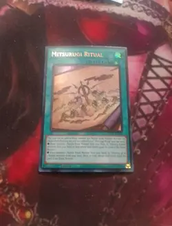 Yu-Gi-Oh! Mitsurugi Ritual 1st Edition SUDA-EN095 NM Ultra Rare - Image 1