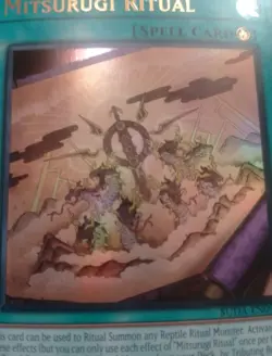 Yu-Gi-Oh! Mitsurugi Ritual 1st Edition SUDA-EN095 NM Ultra Rare - Image 3