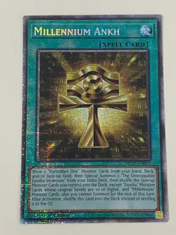 Yugioh Millennium Ankh x 3 - 1st Edition Starlight Rare NM - Free Holo - Image 2