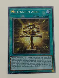 Yugioh Millennium Ankh x 3 - 1st Edition Starlight Rare NM - Free Holo - Image 4