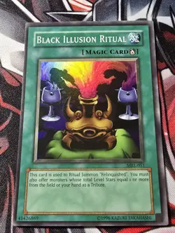 Yu-Gi-Oh! Black Illusion Ritual MRL-051 Unlimited Edition Super Rare - VLP - Image 1