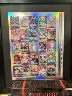 Op08 Uncut Sheet One Piece card Game - Image 1