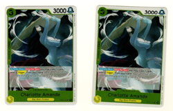 Set Of 2 Charlotte Amande OP04-105 R Foil Kingdoms Of Intrigue One Piece - Image 1