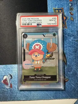 2025 ONE PIECE CHAMPIONSHIP 2025-26 EVENT PACK #065 TONY TONY CHOPPER PSA 10 - Image 1
