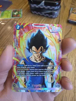 Vegeta FB05-038 Alternate Art New Adventure Dragon Ball Super TCG Card - Image 1