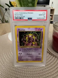 *New Cert* PSA 10 Mewtwo 2000 Black Star Promo 14 Pokemon card Mint -No Reserve- - Image 1