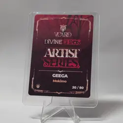 Divine Chaos VCARD Geega Artist Series Limited Edition 20/80 Mokimo Card - Image 2