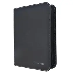 4-Pocket 80 Card Toploader Zippered Premium Pro-Binder Black Ultra Pro - Image 2