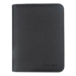 4-Pocket 80 Card Toploader Zippered Premium Pro-Binder Black Ultra Pro - Image 3