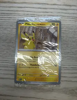Pokemon TCG Pikachu at the Museum Jumbo Promo Card Natural History Museum UK x 2 - Image 2