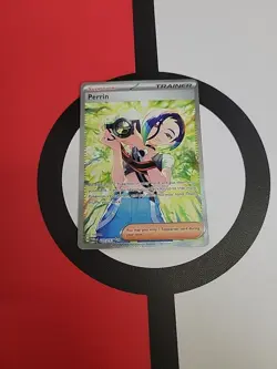 Pokemon TCG Twilight Masquerade Perrin Card 220/167 Special Illustration Rare - Image 1