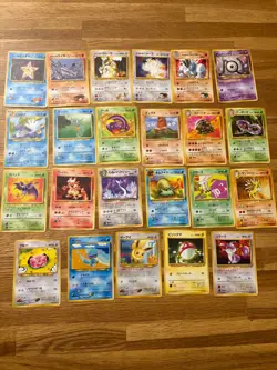 Large Lot of Pokemon Card Game Pocket Monster Nintendo Japanese 1996 RARE Eevee - Image 2