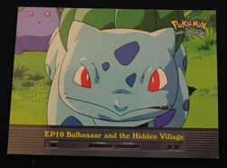 Pokemon Bulbasaur And The Hidden Village EP10 Topps 1998 Trading Card LP - Image 1