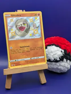 Silicobra SV070/SV122 Shiny Holo Rare Shining Fates Pokemon Card - Image 1