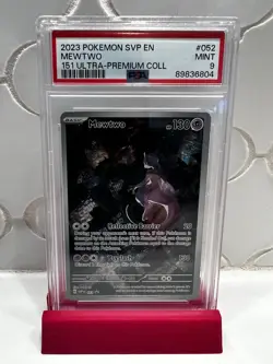 Pokemon Mewtwo 052 Scarlet & Violet Promo Cards Holo Promo PSA 9 - Image 1