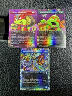 MTG Teenage Mutant Ninja Turtles Foil Uncommon Lot NM English - Image 1