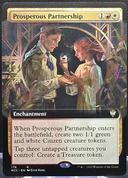 Prosperous Partnership #178 Commander: Streets of New Capenna Extended Art Rare - Image 1