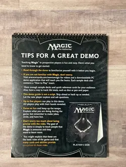 Magic The Gathering Learn To Play 2012 Spiral Binder Promo Guide WOTC #KBC - Image 2