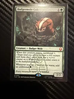 Badgermole Cub Avatar The Last Airbender Creature Earthbend Regular - Image 1