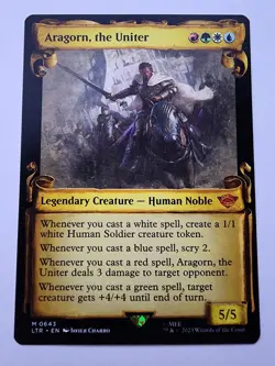 Aragorn, the Uniter (Showcase Scrolls) Universes Beyond: LOTR MTG Regular - Image 1