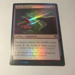 Hard Won Jitte - FOIL - Teenage Mutant Ninja Turtles - MTG - Image 1