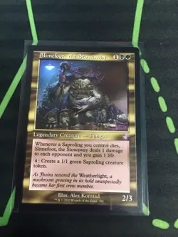 MTG Magic The Gathering Slimfoot, The Stowaway TSR Retro Golgari Fungus - Image 1