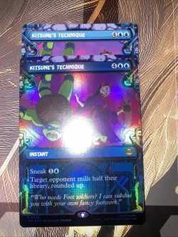 Kitsune's Technique (Showcase) Teenage Mutant Ninja Turtles Foil & Base - Image 1