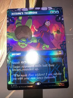 Kitsune's Technique (Showcase) Teenage Mutant Ninja Turtles Foil & Base - Image 4