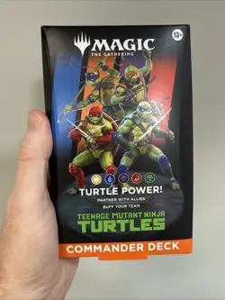 Commander Deck "Turtle Power" Teenage Mutant Ninja Turtles TMT MTG In Hand - Image 1